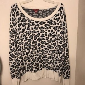 Merona cheetah print sweater.